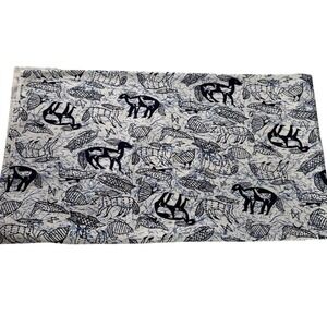 Samurai Fabric Tribal Animal Batik Print Artisan Boho DIY Crafting Material OS